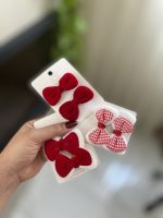 گلسر جفتی پاپیونی قرمز